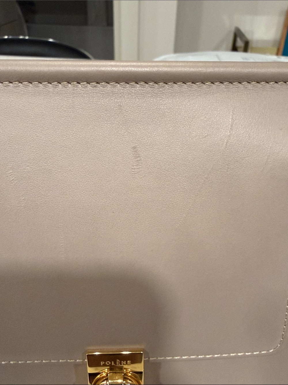 POLENE - Numéro Sept Mini
Taupe Crossbody Bag *SEE photos - Picture 8 of 8